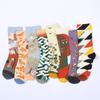 Hot Selling Colorful Funny Novelty Socks Men Women's Art Painting Printing Crew Socks Autumn and Winter Cotton Sports Socks