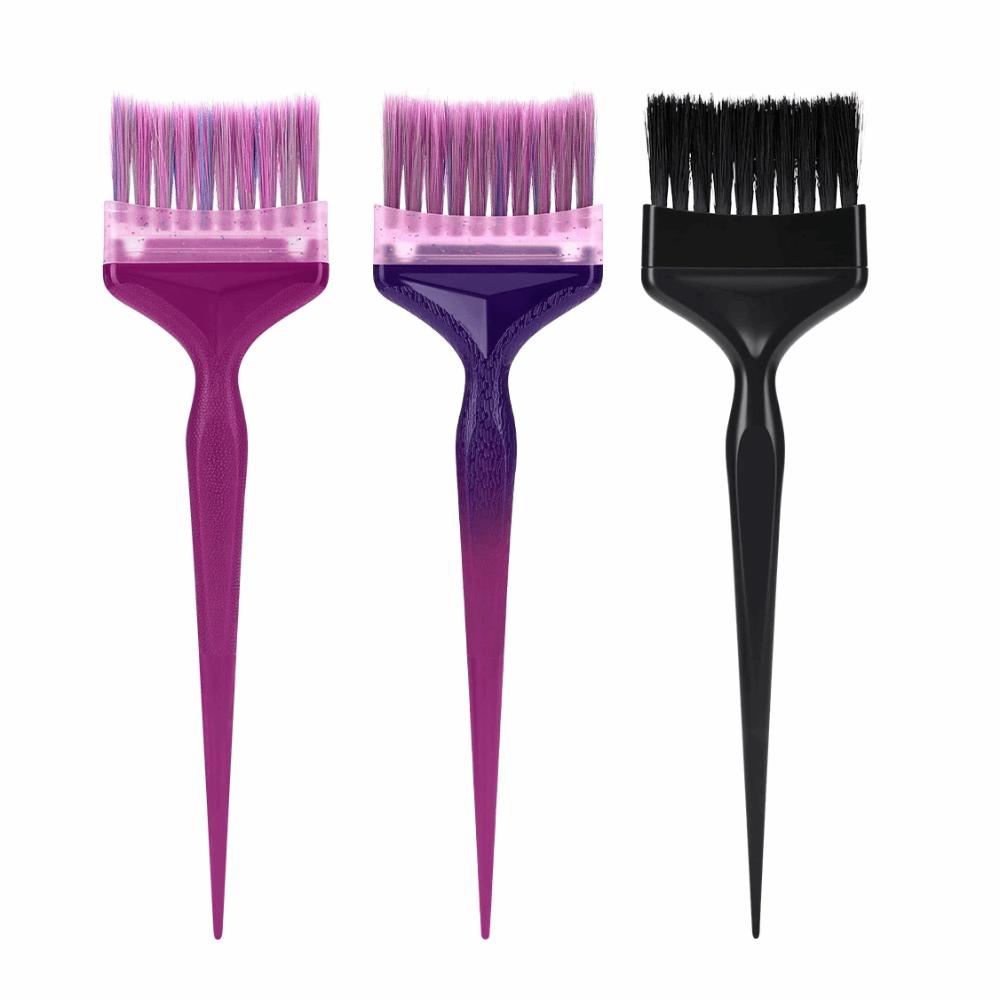 1Set Professional 8pcs Replaceable Brush Head Kit Hairdressing Tinting Coloring Tools  Barber