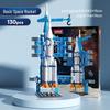 Children's Spacecraft Model Building Kit - Boys' Educational Toy with Small Particle Blocks