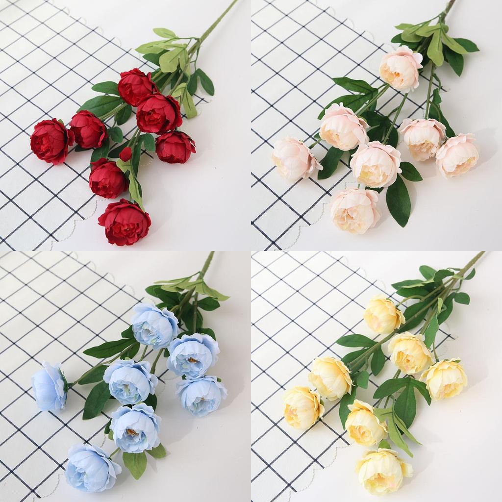 Elegant Silk Peony Artificial Flowers For Wedding Decor And Home Arrangements