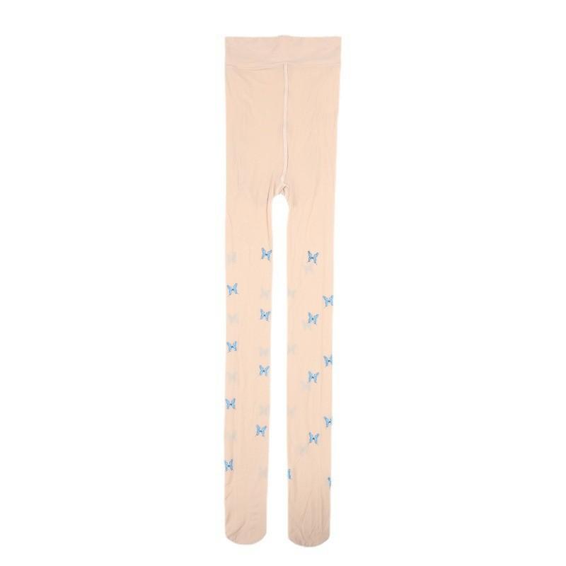 Butterfly Pattern Stockings For Women With Ultra Thin Silk Feel For Summer Fashion