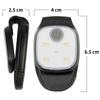 2Pcs USB Rechargeable LED Outdoor Night Clip-on Running Light For Runner Camping