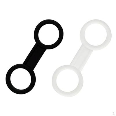 (Pack of 2) Scuba Diving Silicone Snorkel Retainer Holder Snorkeling Gear Accessories
