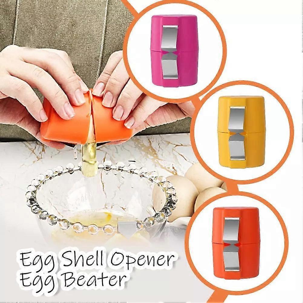 Egg Shell Opener, 2025 New Handheld Egg Cracker Tool for Raw Eggs Kitchen Gadgets