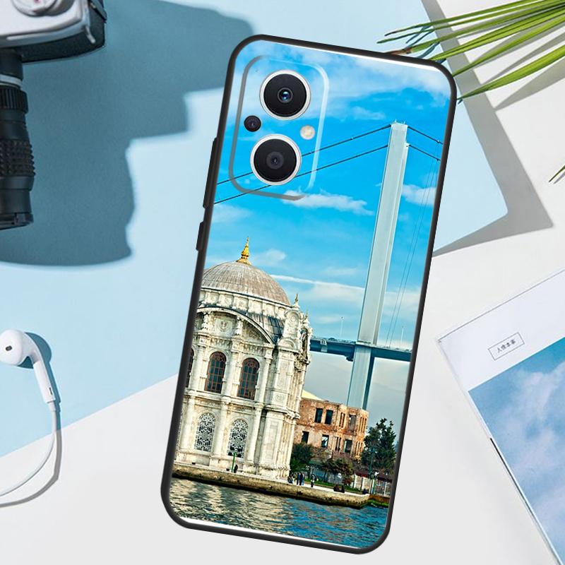 Turkey Istanbul Scenery Building Cover For OPPO Reno 14 F 13F 12F 11F 10 11 12 13 Pro 7 8 Lite OPPO Find X9 X5 X6 X8 Pro Case