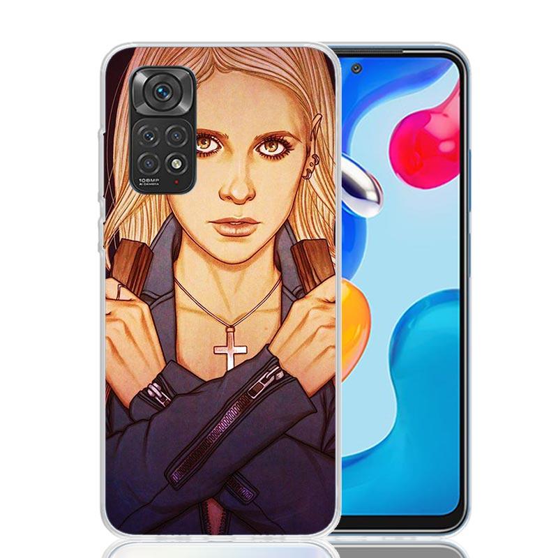 The Vampire Slayer Buffy Phone Case For Xiaomi Redmi Note 15 14 13 12S 12 Pro Plus 11S 11E 11 11T 10S 10 Art Soft Pattern Cover