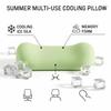 1pc Cooling silk multifunctional memory foam slow-rebound neck pillow relieves cervical pressure, slow-rebound memory foam support with ice silk