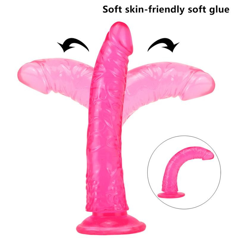 No Egg Simulation Penis Crystal Fairy Happy Stick Sucker Masturbator Orgasm Thrusting Penis Girl Sex Massager