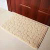 Coral Velvet Soft  Foot Mat Absorbent  Antislip Thickened for Bathroom Living Entrance Rubbing Dust and Water Mat Bedside Carpet