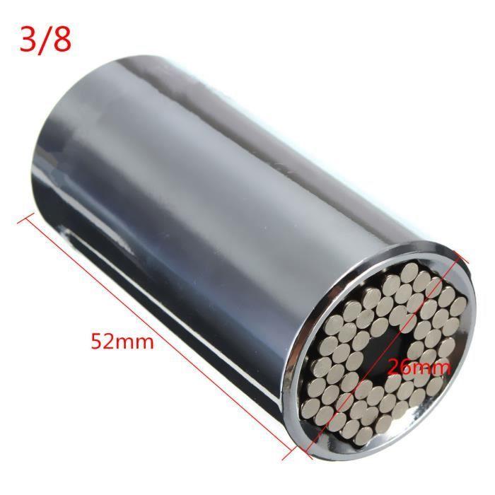 Douille clé cliquet - Universel - ETC-120A - Adaptateur 7-19mm - Acier haute teneur en carbone - Compact