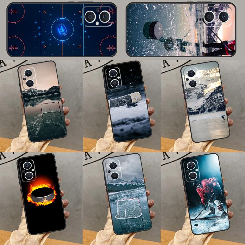 Ice Hockey Rink Case For OPPO Reno 7 8 10 11 12 13 Pro 13F 12F 11F 8T OPPO Find X8 Pro X6 X3 X5 Lite Cover