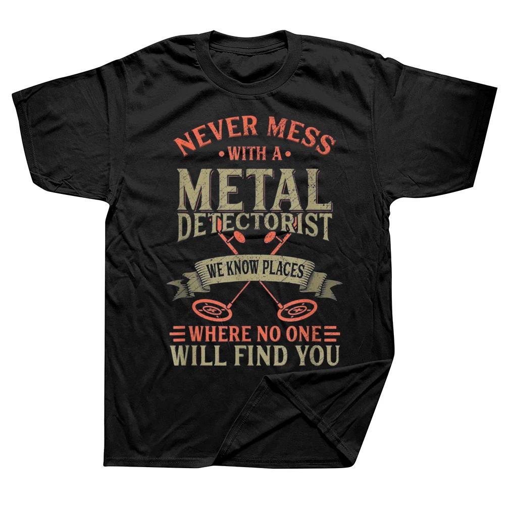 

Detectorist Metal Detecting Detectoring T Shirts Graphic Cotton Streetwear Short Sleeve Birthday Gifts Summer Style T-shirt M... S разноцветный