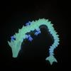 Impression 3D Modèle d'Animation Dragon Chinois Décorations d'Aquarium Paysage Aquatique Dragon de Cristal Luminescent dans le Noir Poupées# Couleur: 29cm