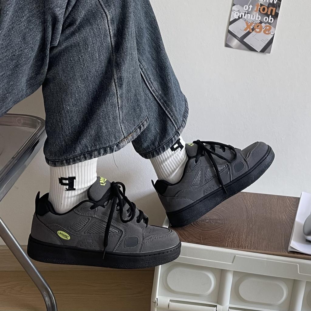 Summer ins sports board shoes chic niche retro breathable board shoes