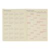 [Delfonics Planner 2026 Edition / Starting October 2025] Rollbahn Notebook Diary, B5, Monthly Schedule Book (Greige)