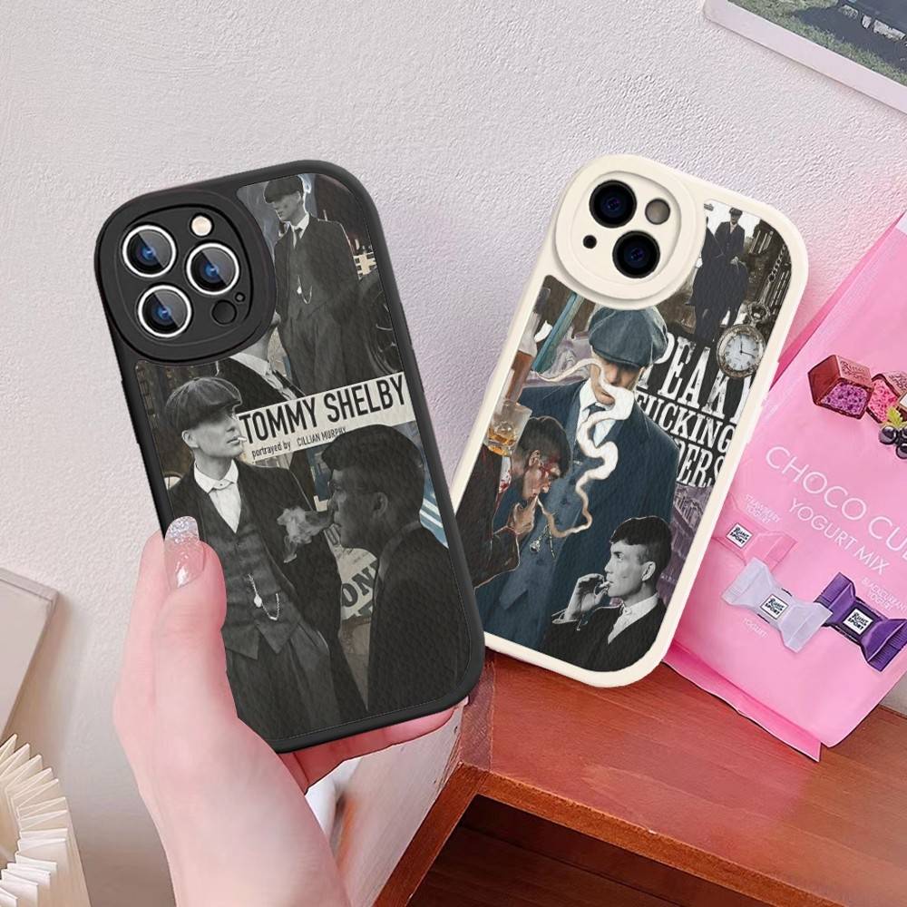 Movie P-Peaky B-Blinders TV Phone Case For IPhone 16 15 14 13 12 11 Pro Max Plus Soft Leather Cover
