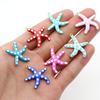10pcs 2-Sizes Stainless Steel Starfish Charms Pendant Enamel DIY Jewelry Making Accessories Findings Bracelet Necklace Earrings