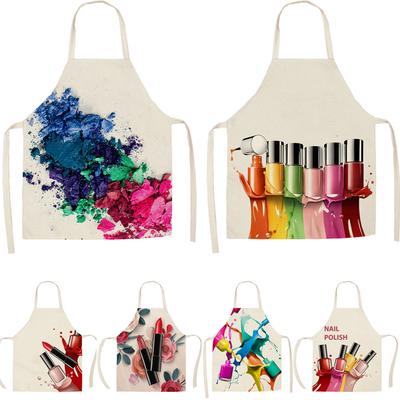 CosmeticsfornailsforbeautyKitchenapronKitchenHouseCottonLinen Linen Apron Cooking Salon Cooking Cooking Adult Bavaglino Delantal