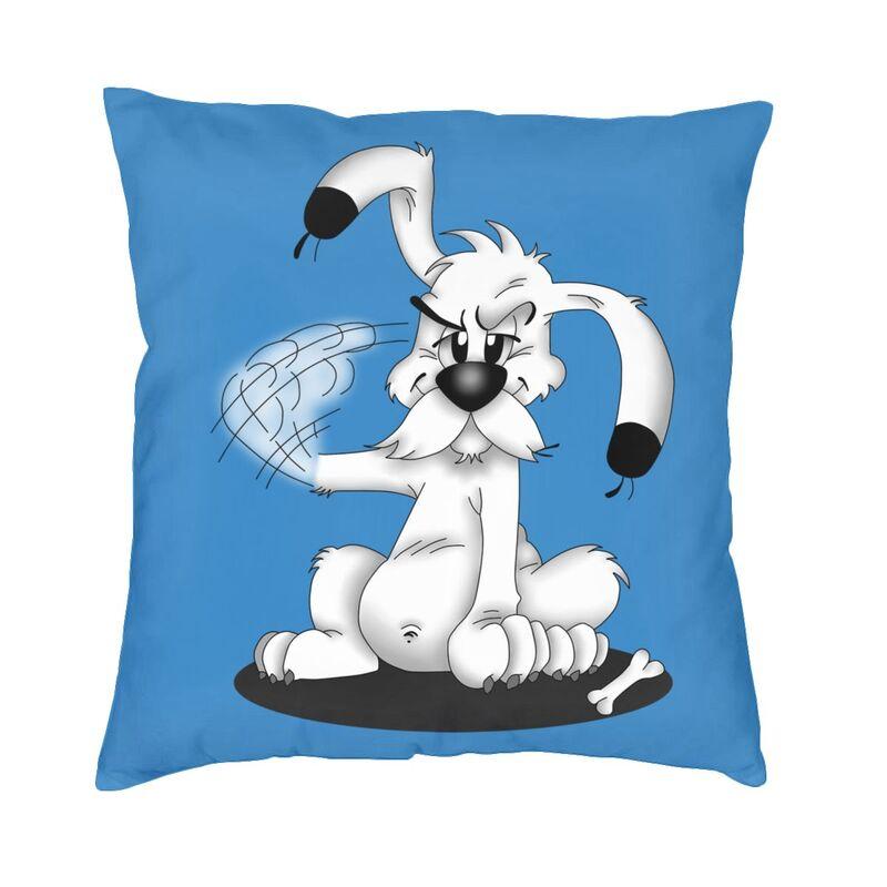 Anime Asterix Obelix Idefix Throw Pillow Covers Decor Home Adventure Comic Dogmatix Sofa Chair Cushion Cover Square Pillowcase