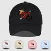 Cupid Double Heart Print SoftTop Baseball Cap Soft Comfortable Lightweight Breathable Adjustable RoUnisextic Elegant Fashion