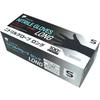 Double E Trading Japan Nitrile Gloves, Long, Black, Disposable, Food Sanitation Law Compliant, 100 Count (Size M)
