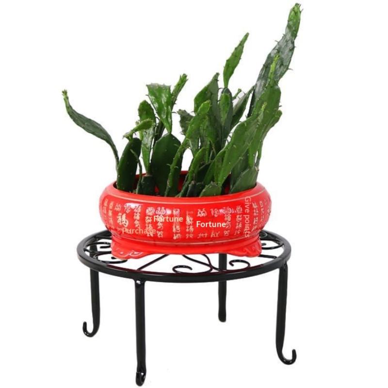 Metal Potted Plant Stands Duty Rustproof Iron Round Flower Pot Stands Plant Holder Support Rack Plant Stand Rack