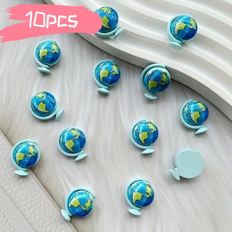 

10 Resin Earth Talisman - Ideal Choice for DIY Crafts, Jewelry Making, Phone Cases, and Hair Accessories Decoration - Creative A