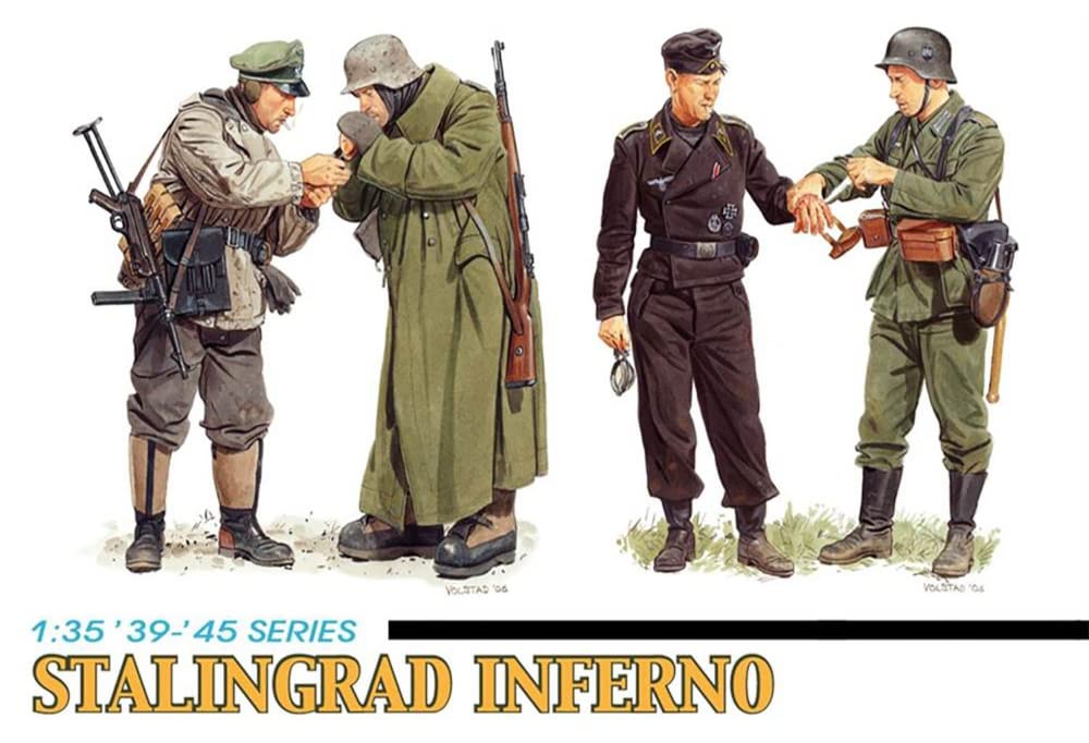 

Platz Dragon World War II German Army Soldier Battle of Stalingrad Plastic Model DR6343 1/35