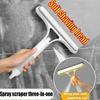 3PCS Multifunctional Glass Wiper with Watering Can Glass Cleaning Tool 3-In-1 Mirrors Glass Scraper Motorcar Window Scraper Household