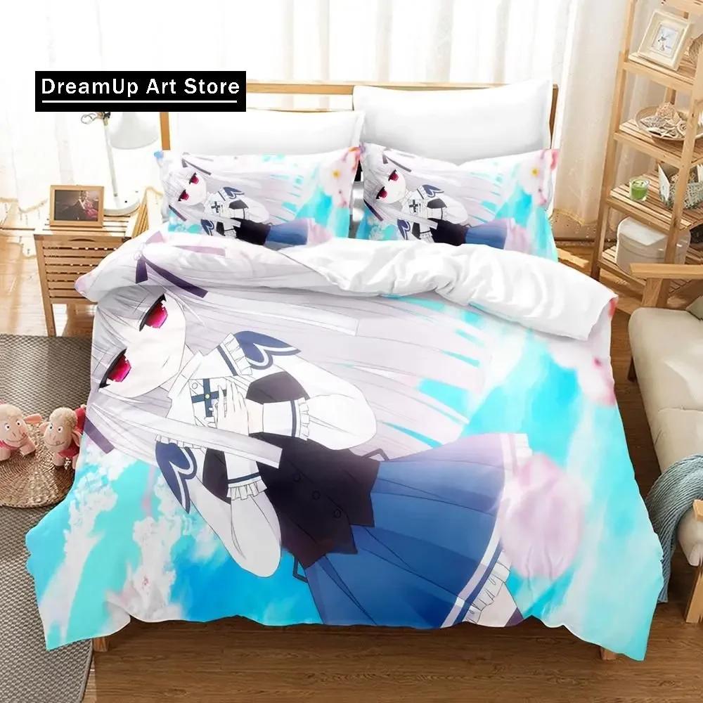New 3d Print Kawaii Anime Absolute Duo Bedding Set Single Twin Full Queen King Size Bed Set Adult Kid Bedroom Duvet cover Sets
