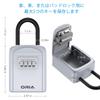 Key Box with Pocket and Combination Lock for Small Key and Seal Large Stylish Interior PIN Code Ideal for Construction and and Includes Set of