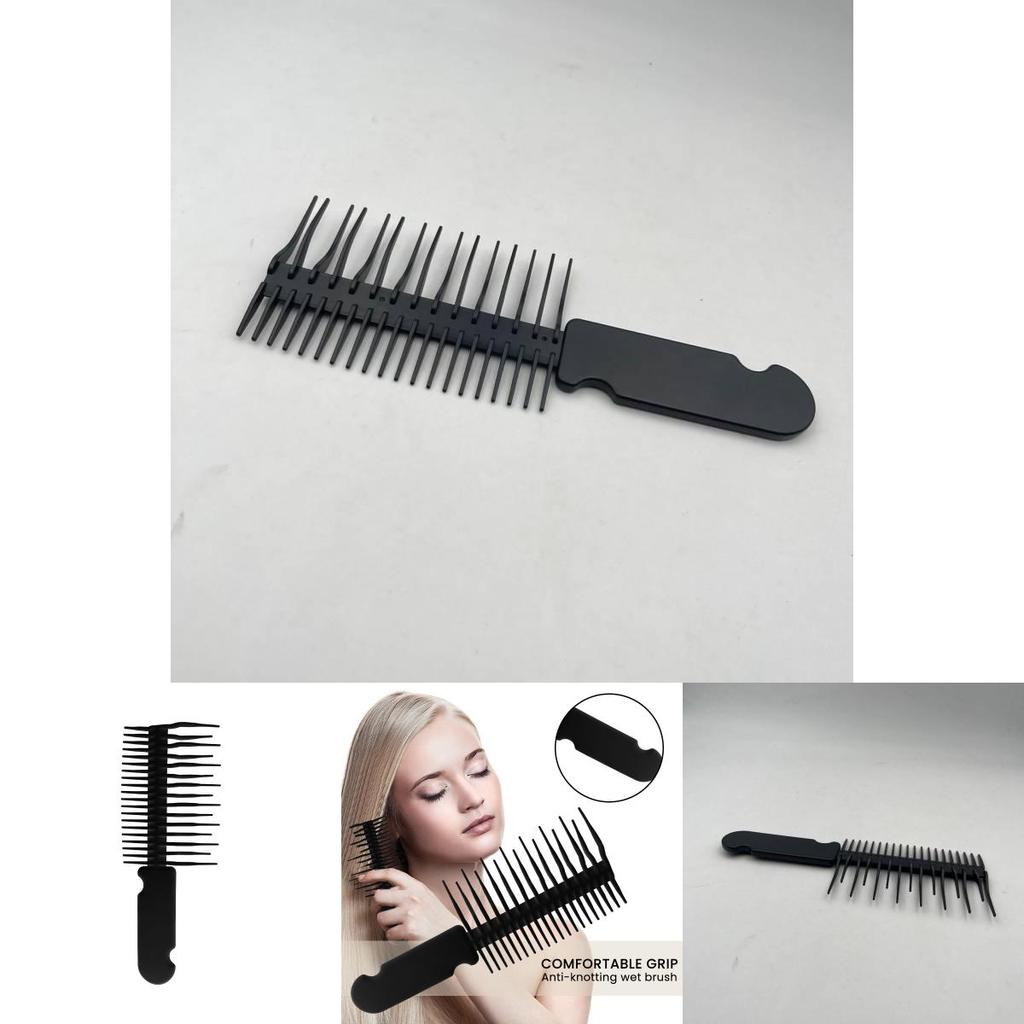 Detangling Hair Brush For Wet Hair Antiknoting Styling Tool With Ergonomic Plastic Build For All Ages