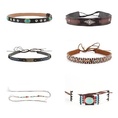 Western Hat Belt Band Hat Band Cowboy Hat Band Mexican Hat Band Beaded Hat Band