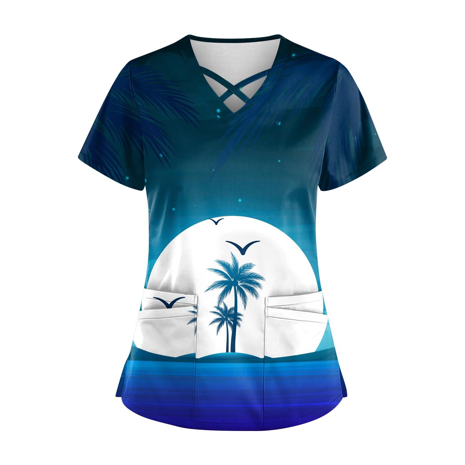 Женская Гавайская униформа с принтом — фото 8