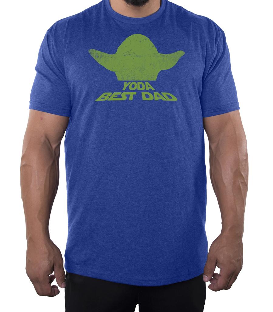 Yoda the Best Dad T-Shirt, Men's Graphic T-Shirts, Funny Dad Shirts