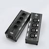Heavy Duty 4 Way XLR Over Cat5 Balun For Interferences Resistant Auditory Applications