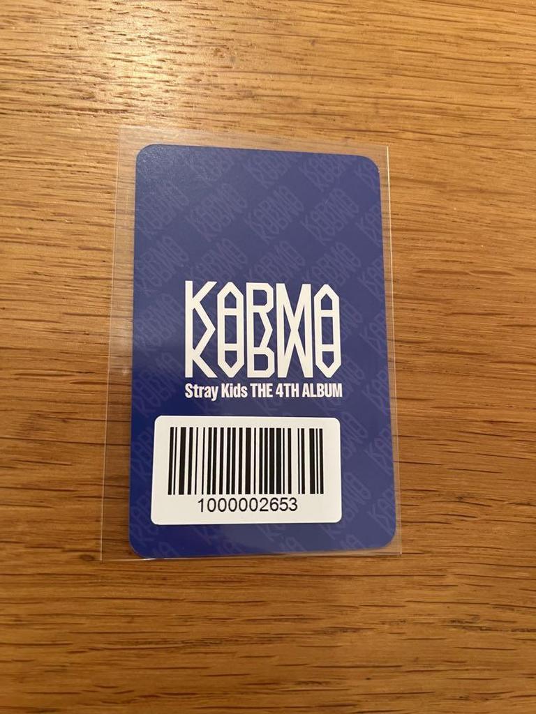 [USED] Straykids KARMA Resurrection FANS Bonus Felix
