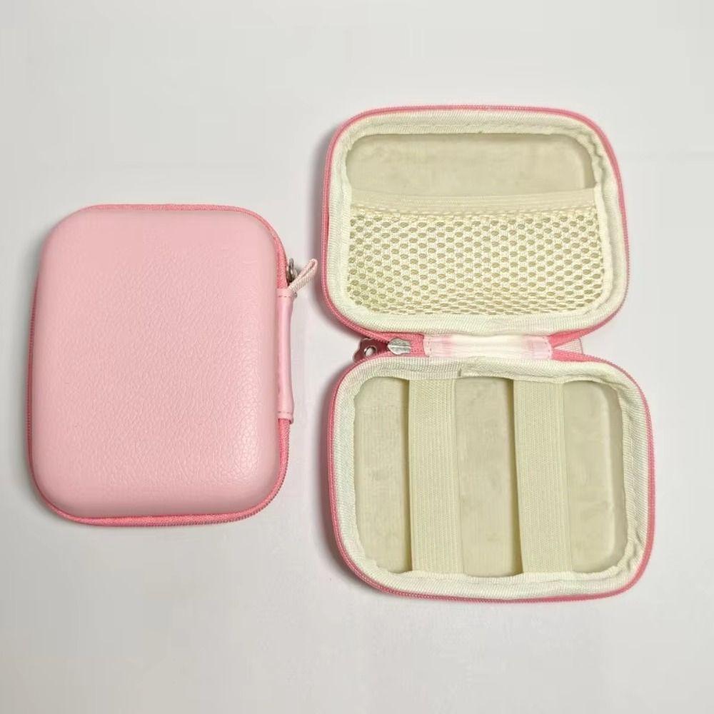 PU Leather Portable Camera Pouch Hard Shell Camera Protective Cover  Accessories Storage