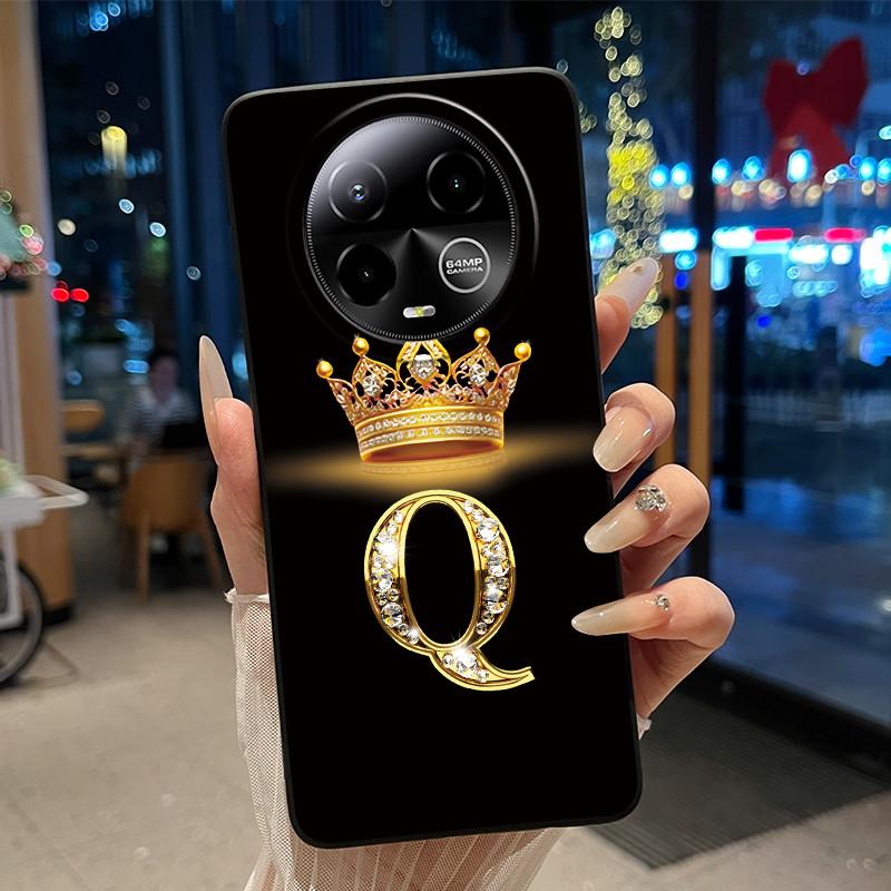 Black Case For BLU Bold K50 Soft Silicone Shockproof Protective Casing For BLU Bold K50 New Luxurious Crown Letter Back Cover