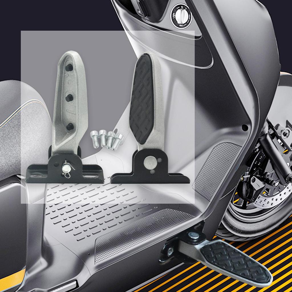 2Pcs Bike Rear Pedals Non Slip Foldable Foot Pegs for BMX Replacement