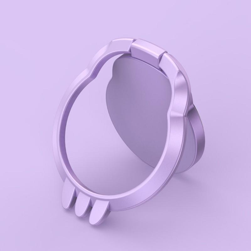 Uchwyt pierścieniowy na telefon, Stojak pierścieniowy na palec : Uniwersalny uchwyt na telefon komórkowy ze stojakiem, pasujący do większości telefonów komórkowych