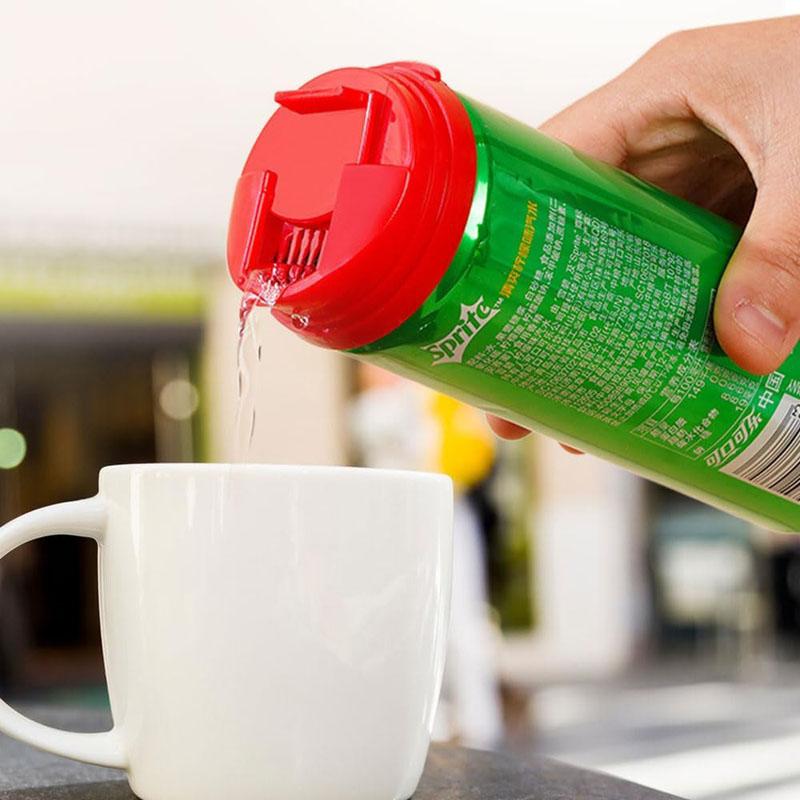 6Pcs Reusable Can Stopper Plastic Soda Lid Covers Multi-color Covers Beer Bottle Cap Tin Can Soda Coke Cola Cap Leak-Proof Cap