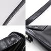 Prada One Belt Shoulder Bag Black Patent Leather Women Used