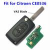 Remote Keyless Key for CITROEN C1 C2 C3 C4 C5  Car Auto Vehicle Key With/ ID46 Chip/ 3BT CE0536 VA2