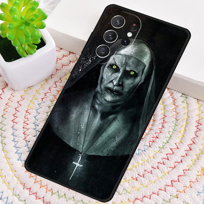 

The Nun Valak Horror TPU Phone Case For Samsung Galaxy note 10 pro S26 S25 S24 S23 S22 Ultra Plus S21 FE S20 Shockproof Cover Galaxy S23 Ultra