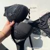EF Cup Plus Size Lace Push-Up Bra Set: Slimming, Sexy & Breathable Style for Chubby Girls