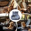 Puppy Car Seat Soft Cloth Dog Booster Non-slip Detachable Design Automobile Interior Accessories For Daily Commuting Vet Visits