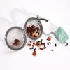 Tea Infuser Strainer With Raw Mookaite Crystal