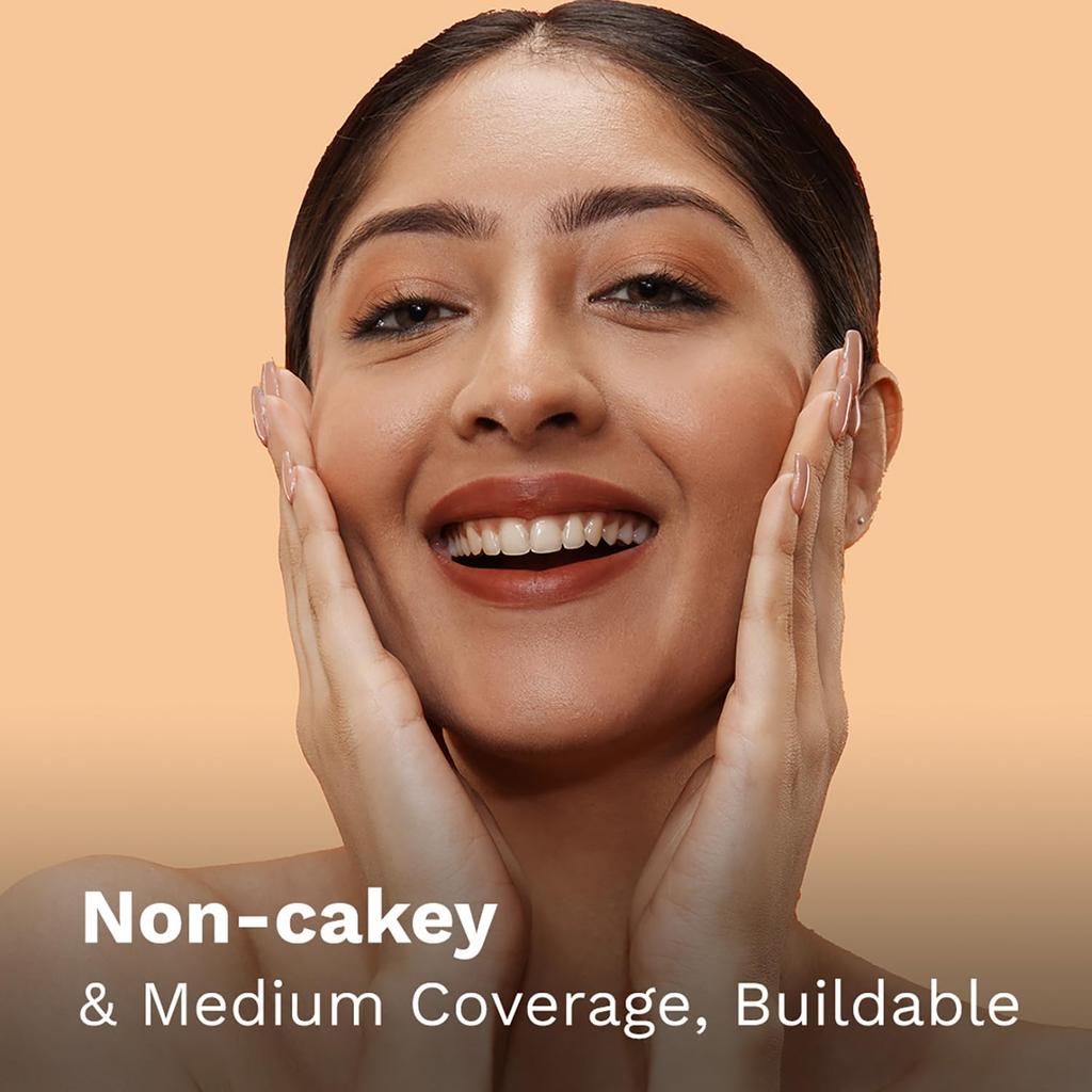 Pilgrim Medium Pure Ivory Serum Liquid Foundation 30 Ml Matte Poreless Face Makeup Long-Lasting Coverage