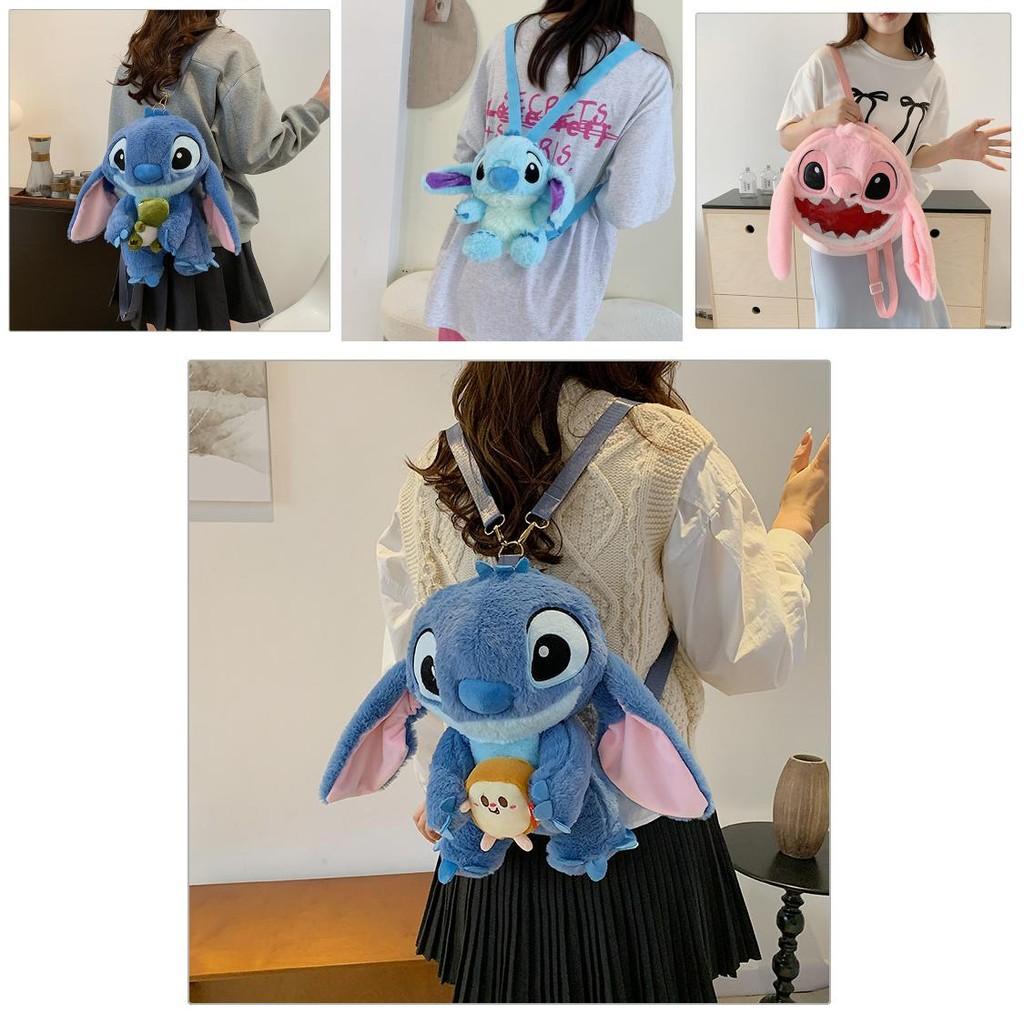 Lilo Stitch Weiche Plüsch Umhängetasche Mit Innentasche Für Kinder Und Jugendliche
